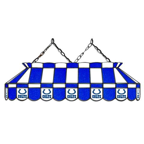Indianapolis Colts 40 Inch Glass Billiard Light